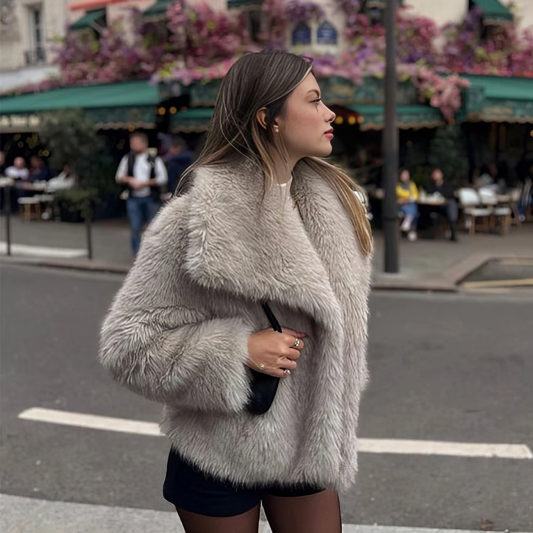 Faux Fur Coat